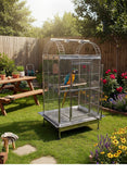 304 Stainless Steel XL Extra Large Bird Parrot Macaw Indoor Outdoor Cage Play Top Free Shipping